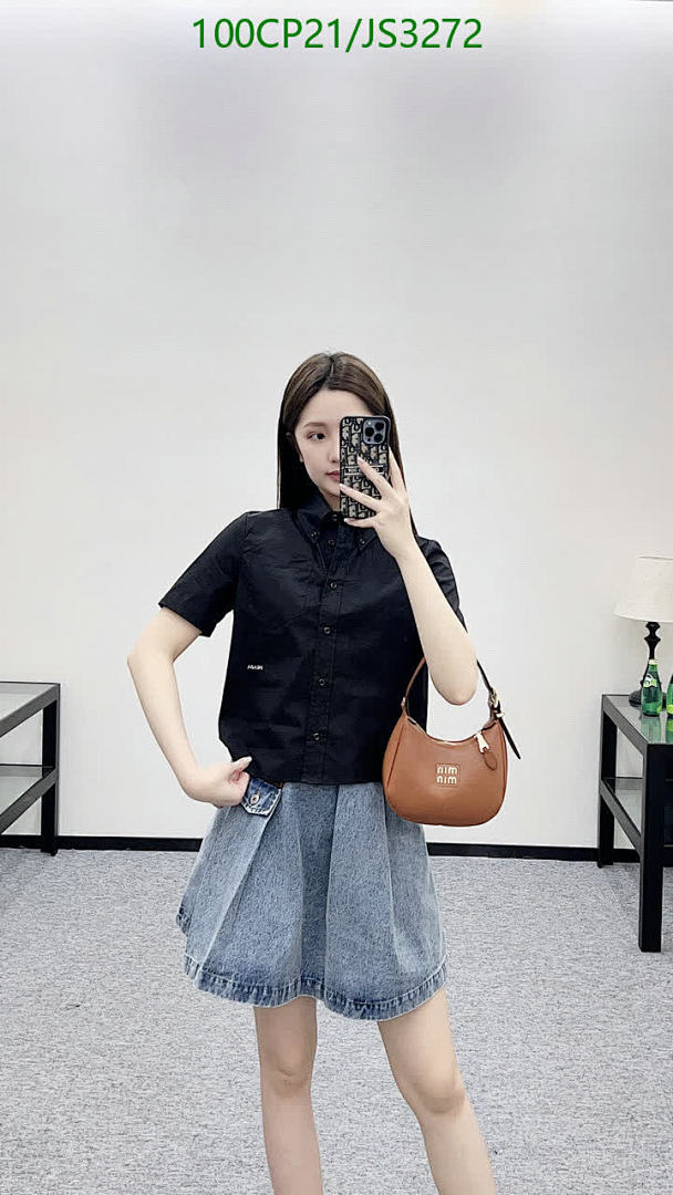 Prada-Clothing Code: JS3272 $: 100USD