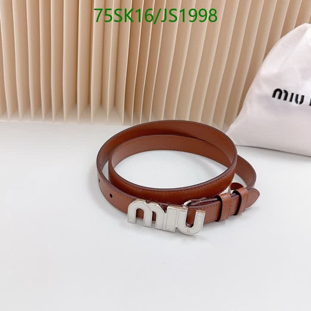 MIU MIU-Belts Code: JS1998 $: 75USD