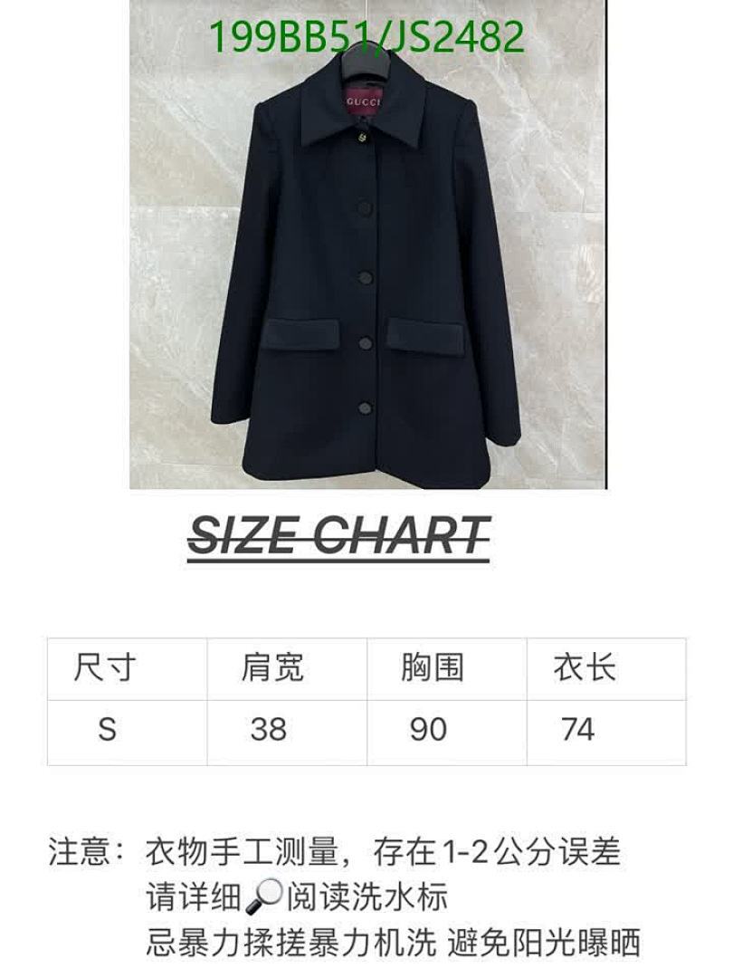 Gucci-Clothing Code: JS2482 $: 199USD