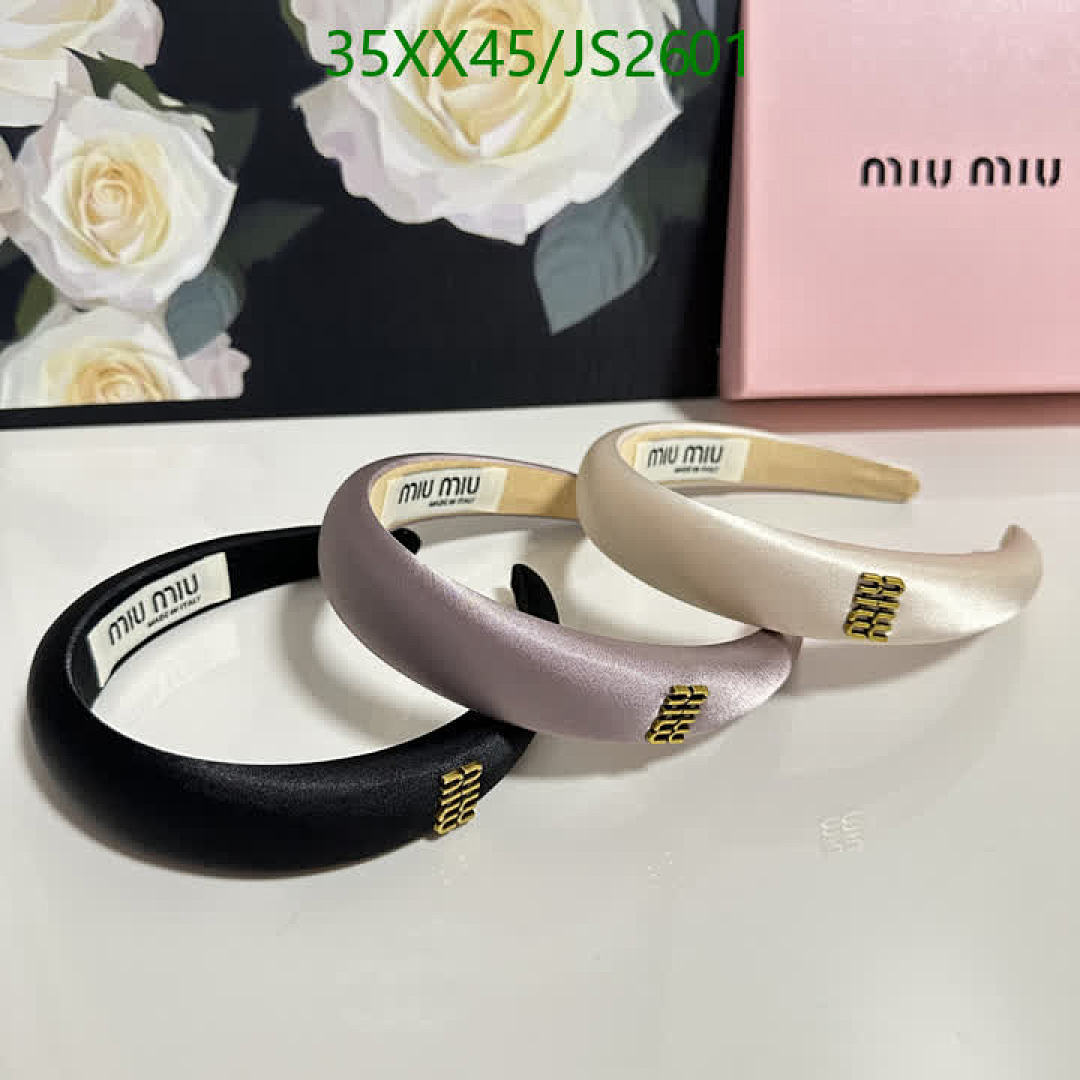 MIU MIU-Headband Code: JS2601 $: 35USD