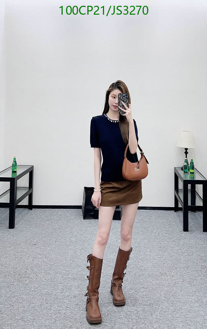 Prada-Clothing Code: JS3270 $: 100USD