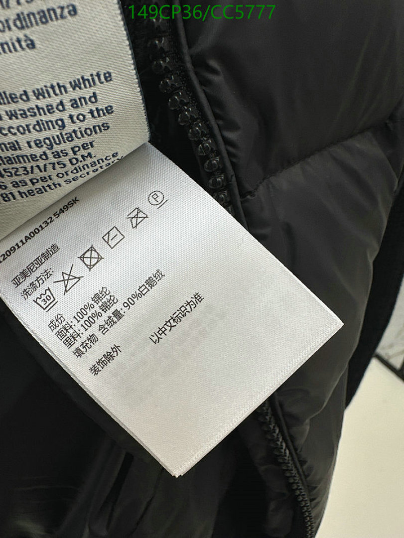 Moncler-Down jacket Women Code: CC5777 $: 149USD