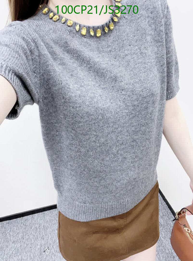 Prada-Clothing Code: JS3270 $: 100USD