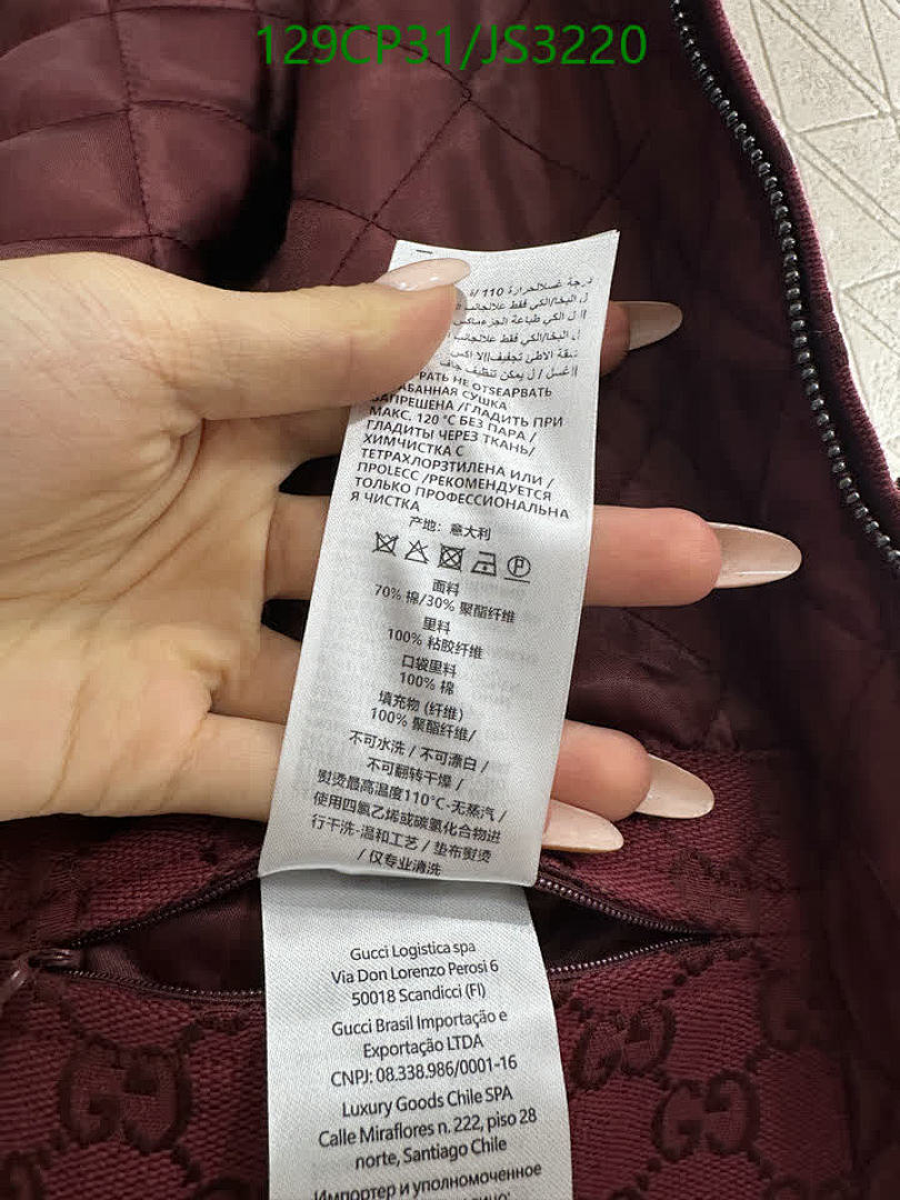 Gucci-Clothing Code: JS3220 $: 129USD