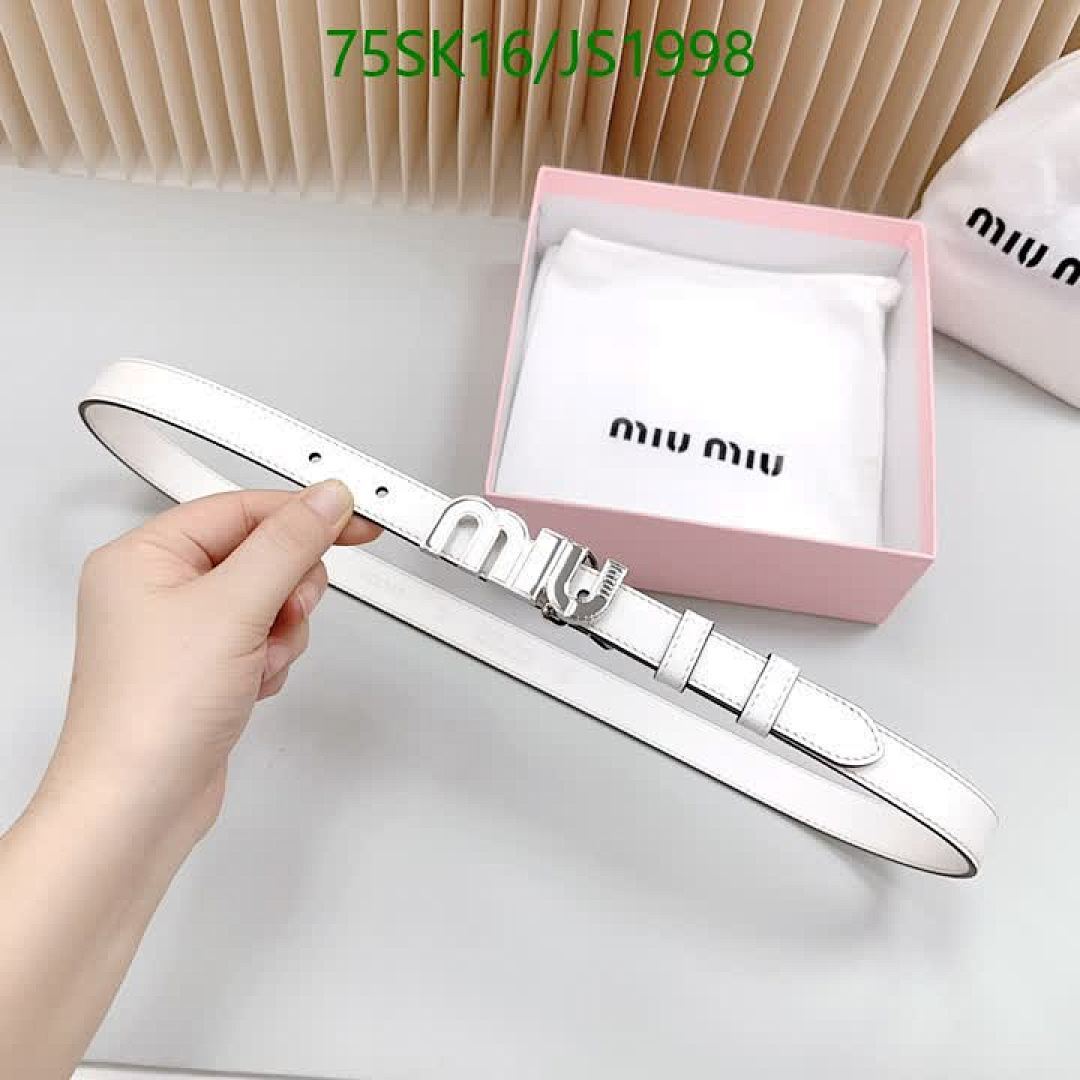MIU MIU-Belts Code: JS1998 $: 75USD
