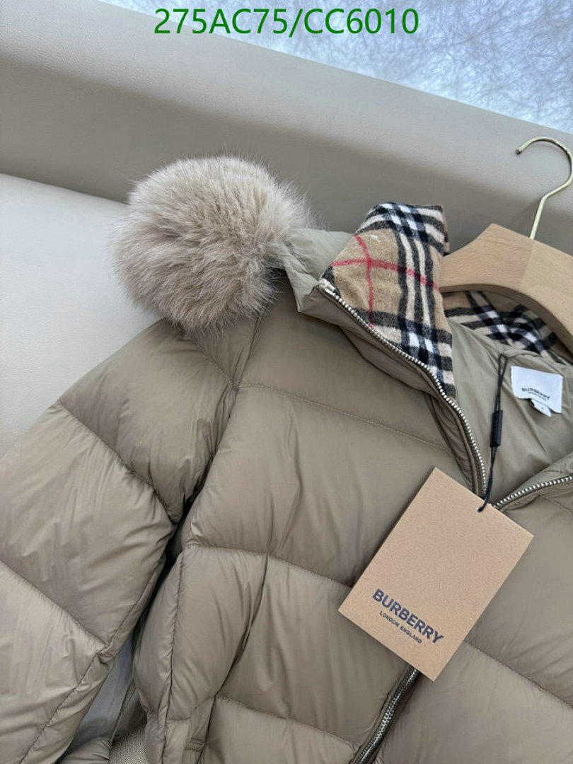 Burberry-Down jacket Women Code: CC6010 $: 275USD
