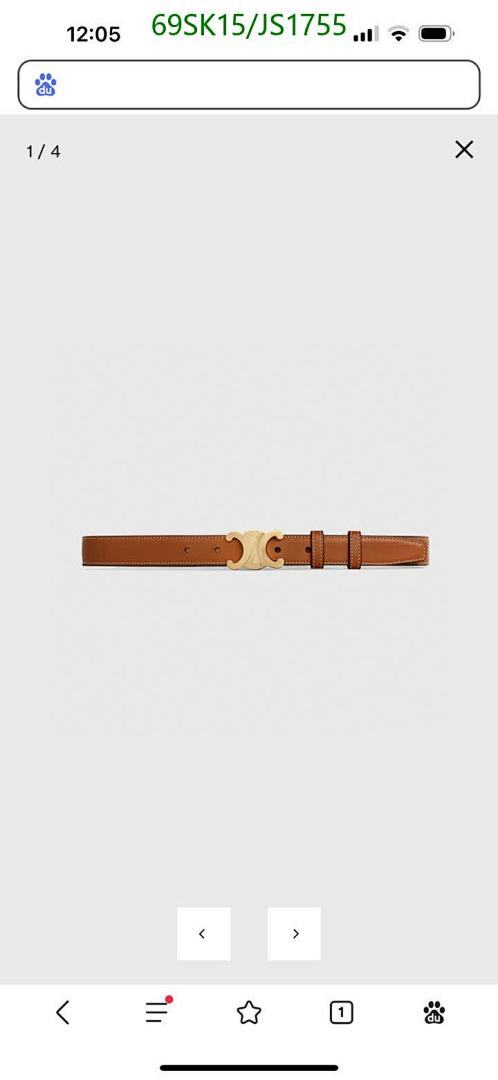 Celine-Belts Code: JS1755 $: 69USD