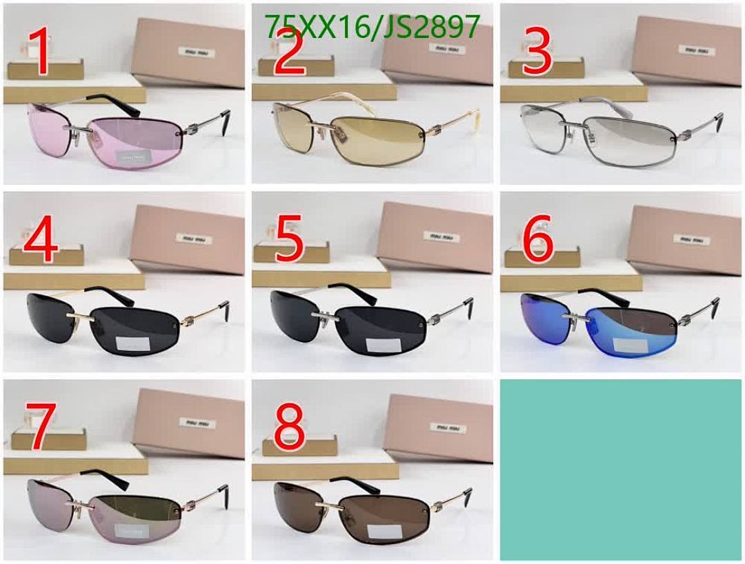 Miu Miu-Glasses Code: JS2897 $: 75USD