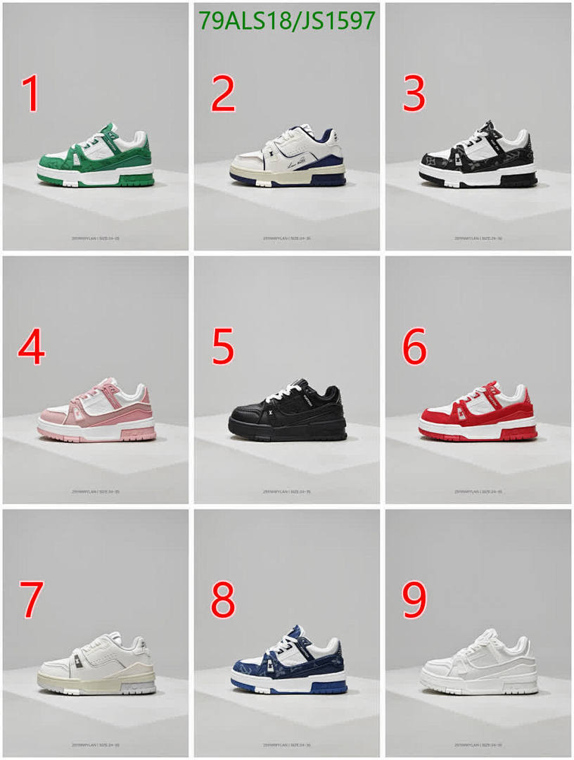 LV-Kids shoes Code: JS1597 $: 79USD