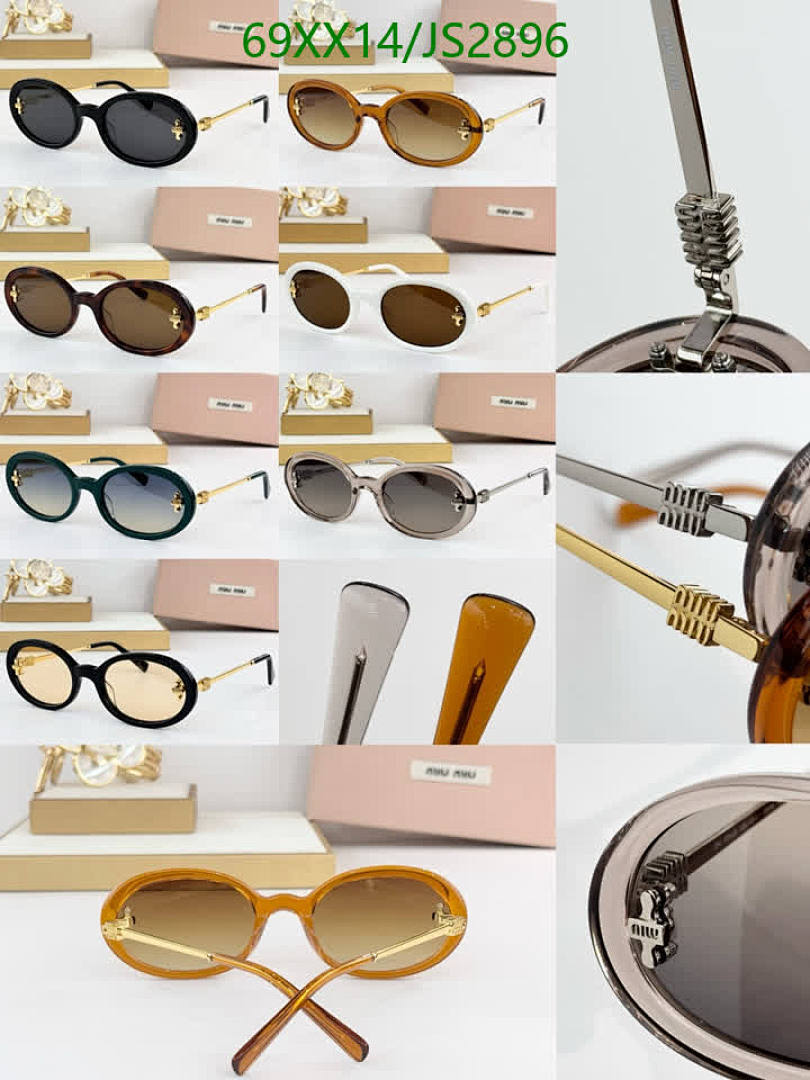 Miu Miu-Glasses Code: JS2896 $: 69USD