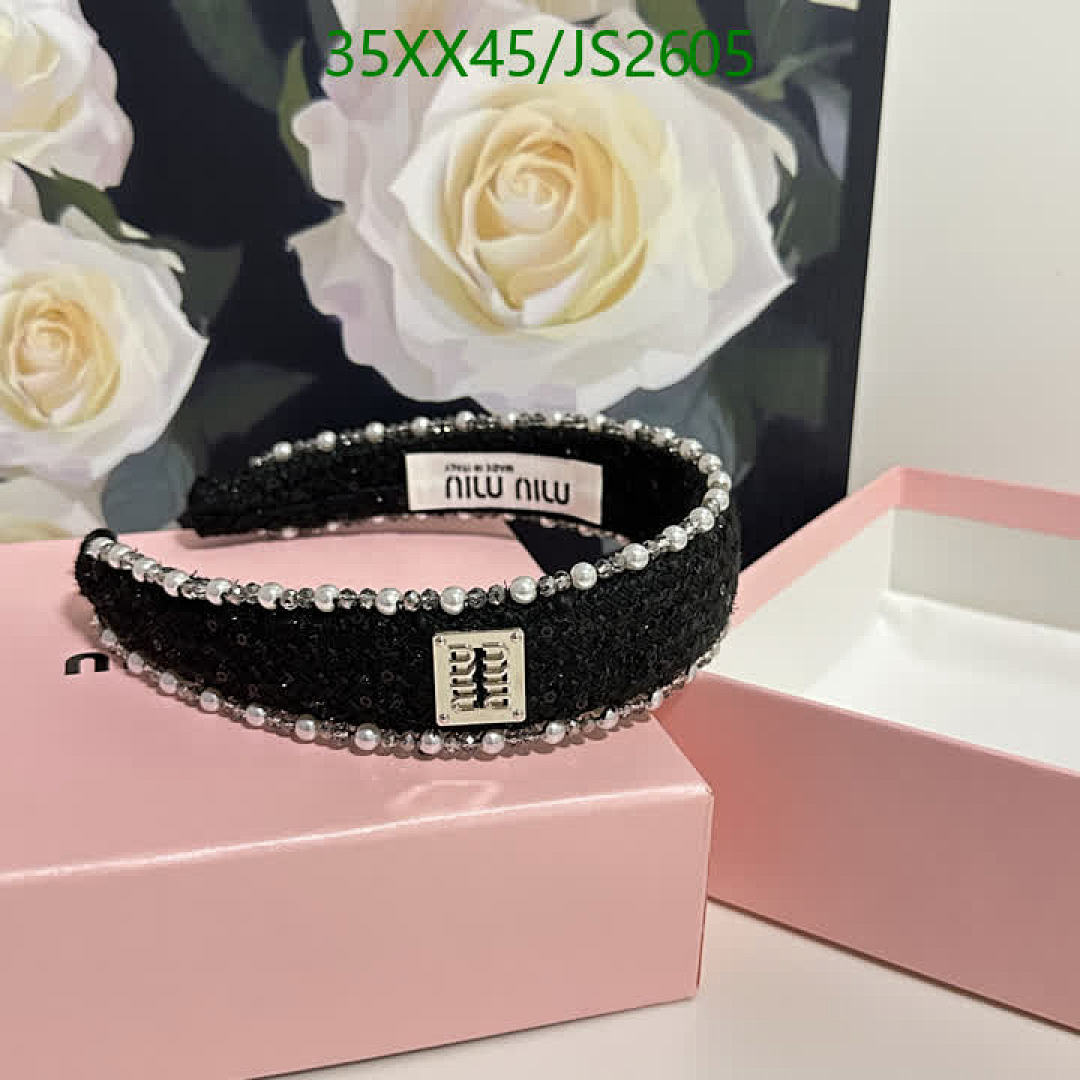 MIU MIU-Headband Code: JS2605 $: 35USD
