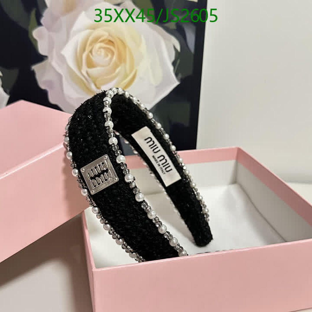 MIU MIU-Headband Code: JS2605 $: 35USD