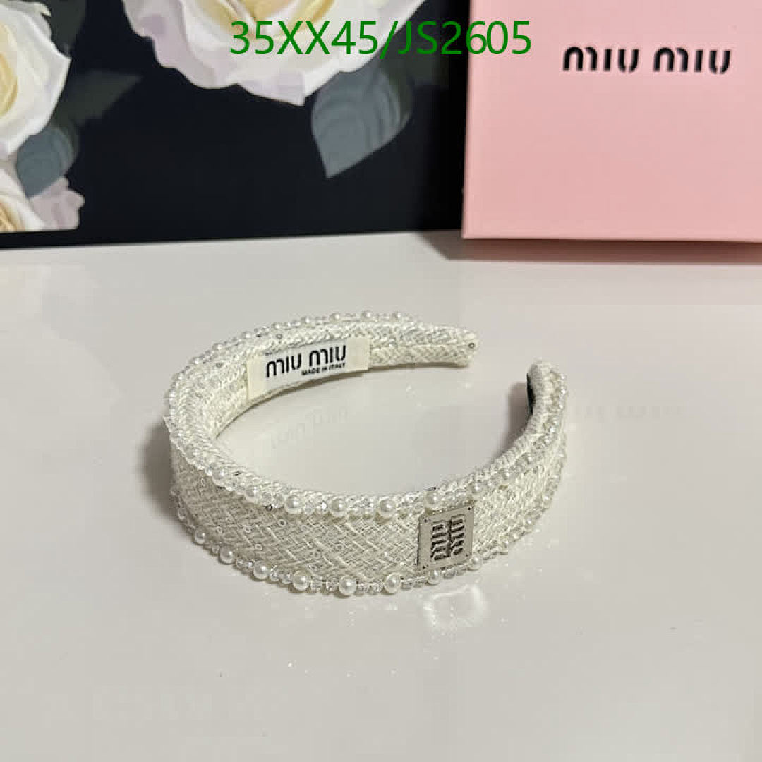 MIU MIU-Headband Code: JS2605 $: 35USD