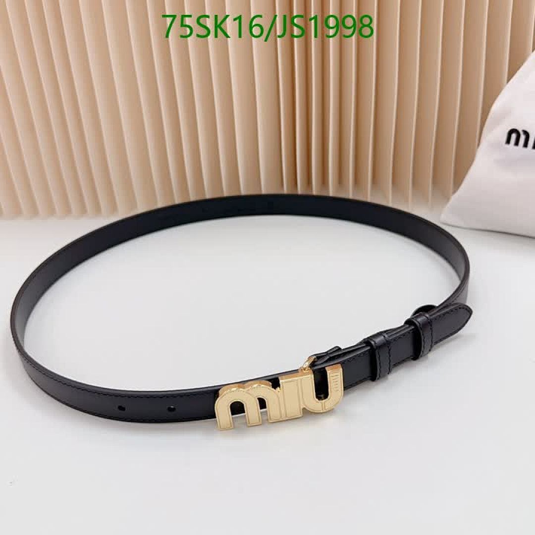 MIU MIU-Belts Code: JS1998 $: 75USD