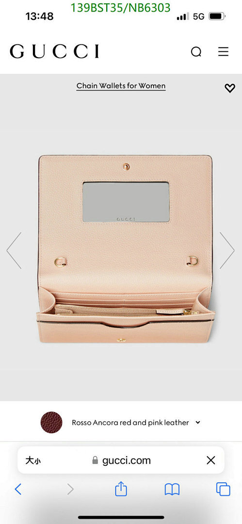 Gucci-Bag-Mirror Quality Code: NB6303 $: 139USD