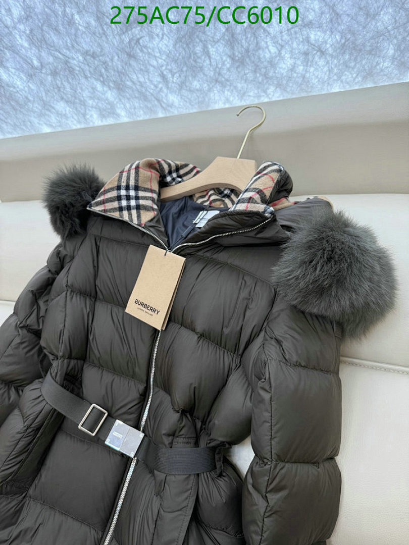 Burberry-Down jacket Women Code: CC6010 $: 275USD