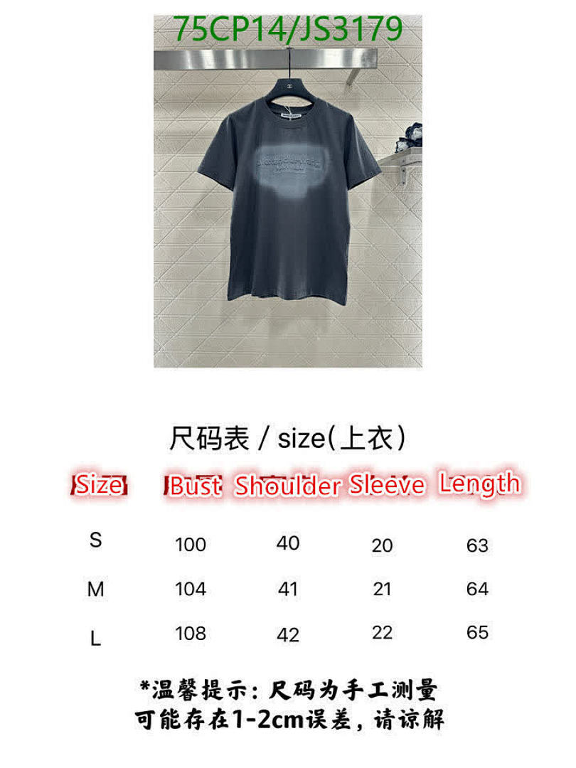 Alexander Wang-Clothing Code: JS3179 $: 75USD