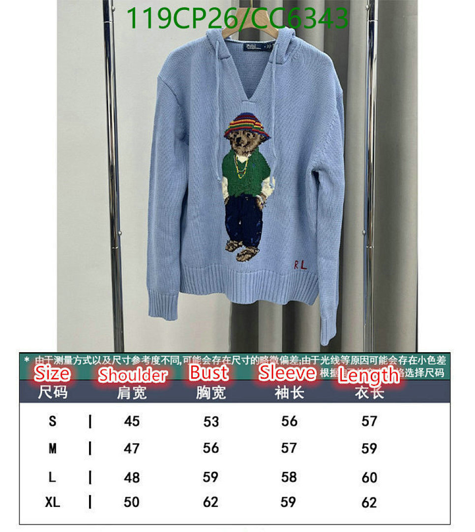 Ralph Lauren-Clothing Code: CC6343 $: 119USD