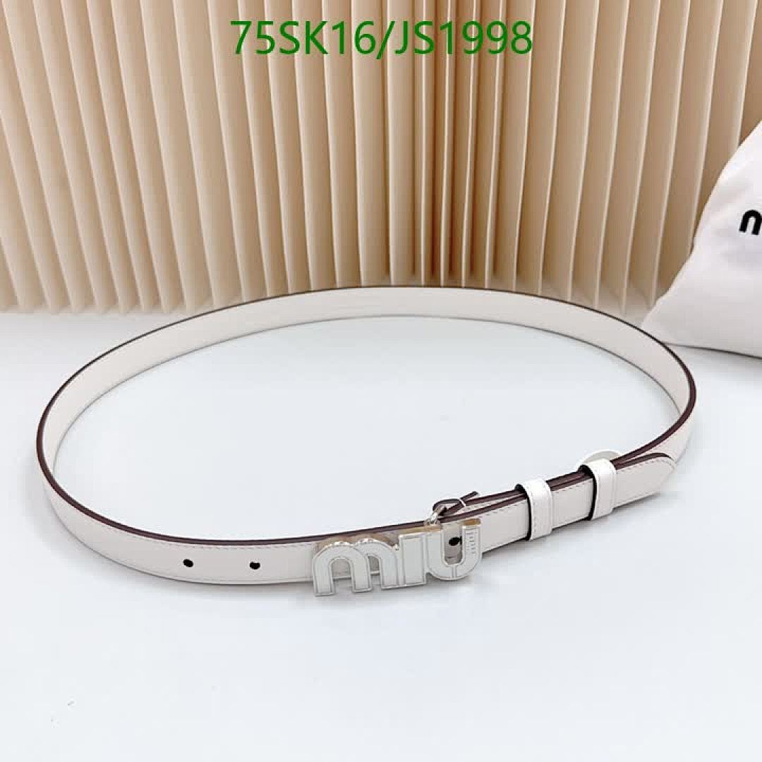 MIU MIU-Belts Code: JS1998 $: 75USD