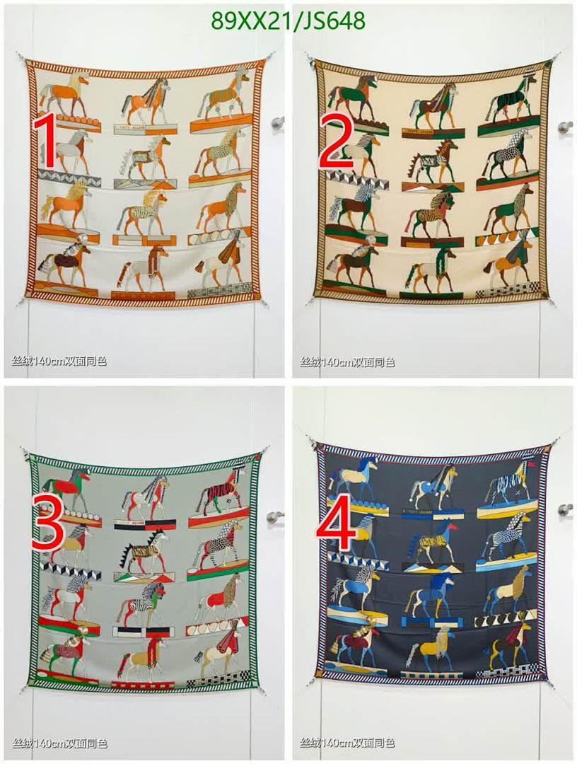 Hermes-Scarf Code: JS648 $: 89USD