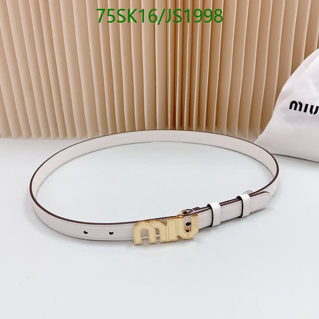 MIU MIU-Belts Code: JS1998 $: 75USD