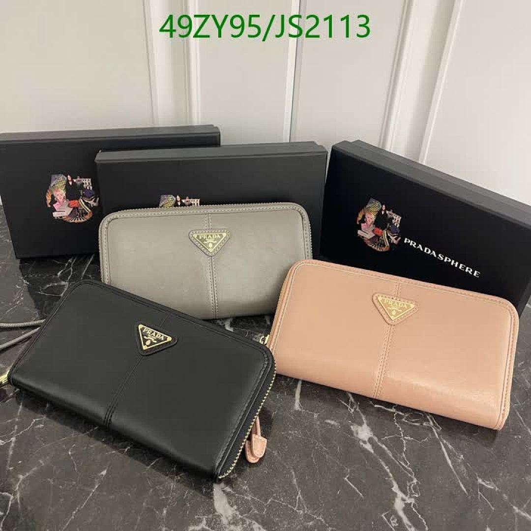 Prada-Wallet-4A Quality Code: JS2113 $: 49USD