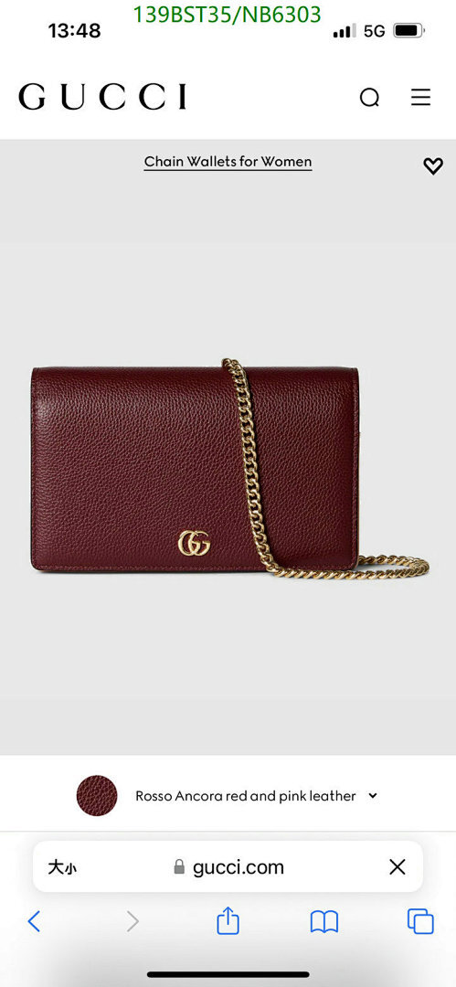 Gucci-Bag-Mirror Quality Code: NB6303 $: 139USD