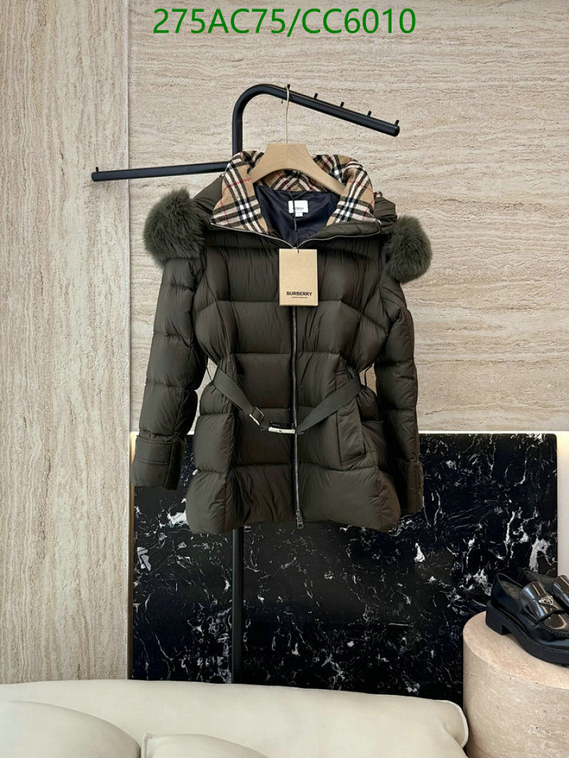 Burberry-Down jacket Women Code: CC6010 $: 275USD