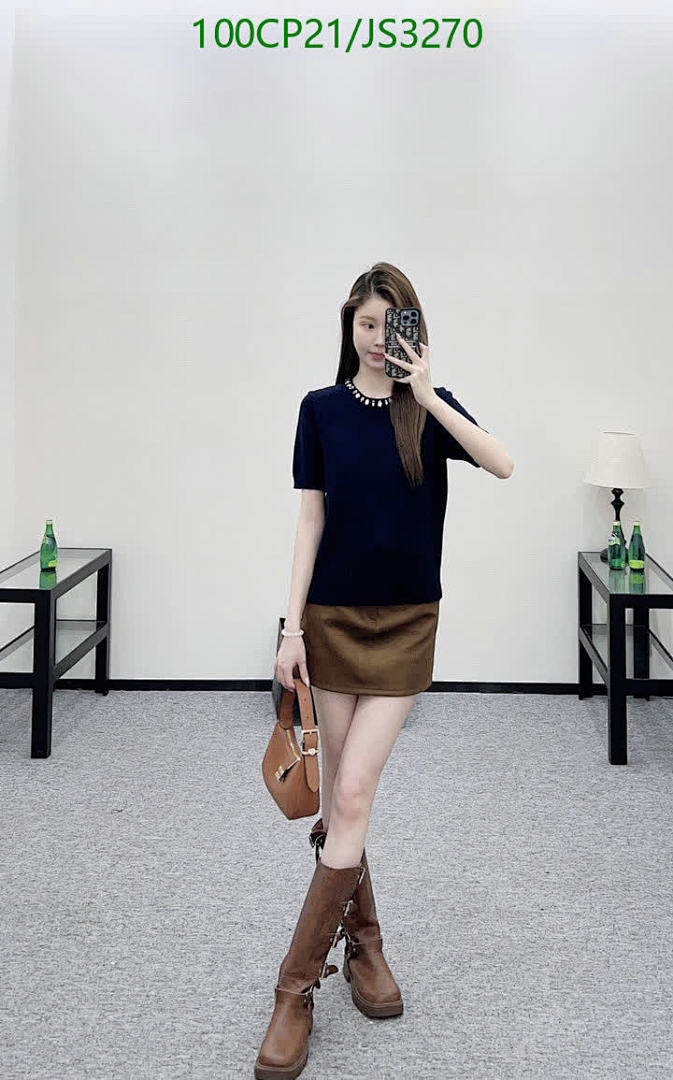 Prada-Clothing Code: JS3270 $: 100USD