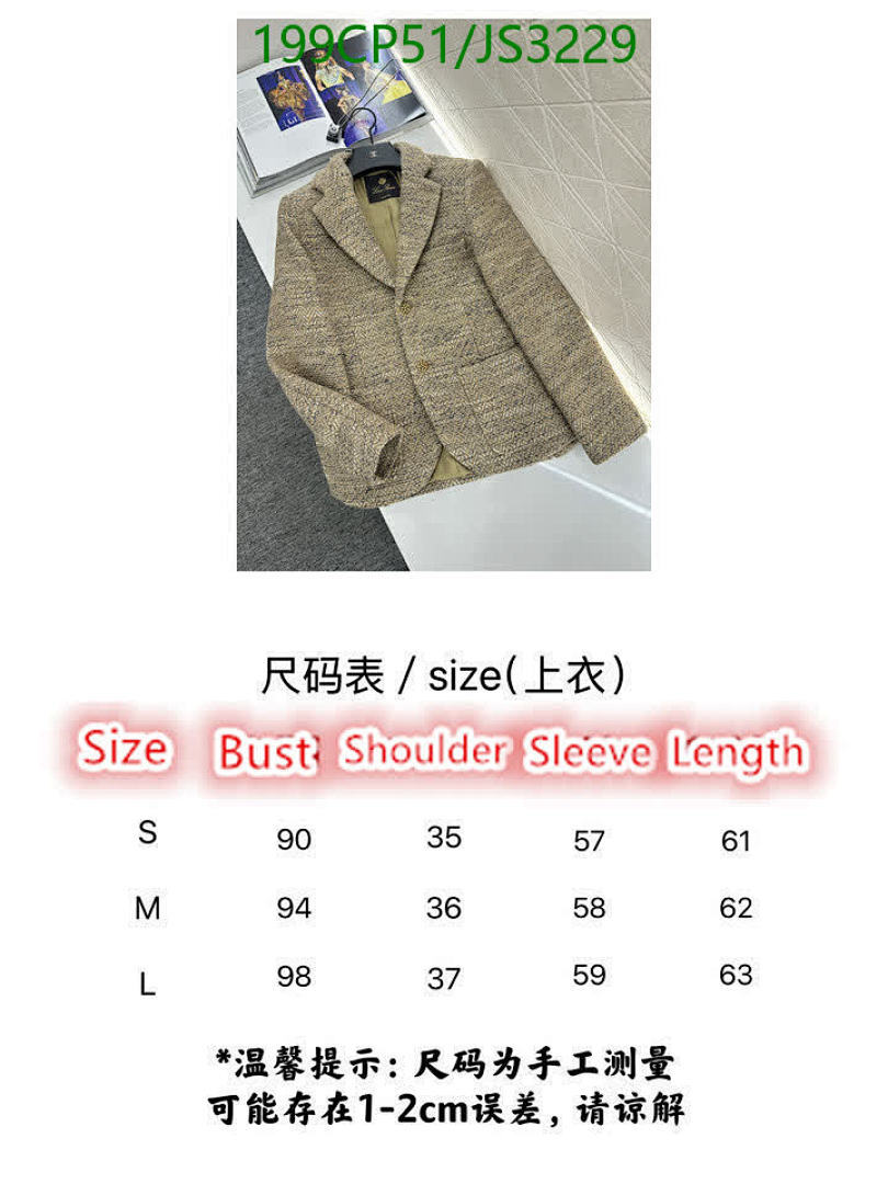 Loro Piana-Clothing Code: JS3229 $: 199USD