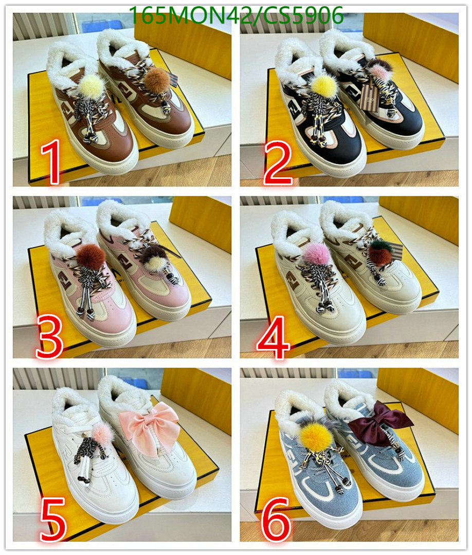 Fendi-Women Shoes Code: CS5906 $: 165USD