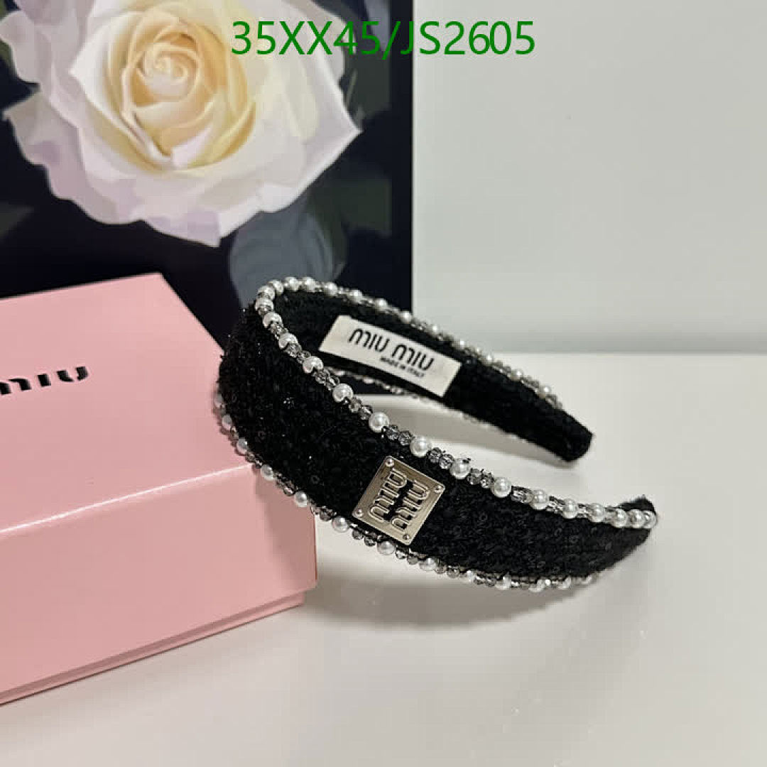 MIU MIU-Headband Code: JS2605 $: 35USD