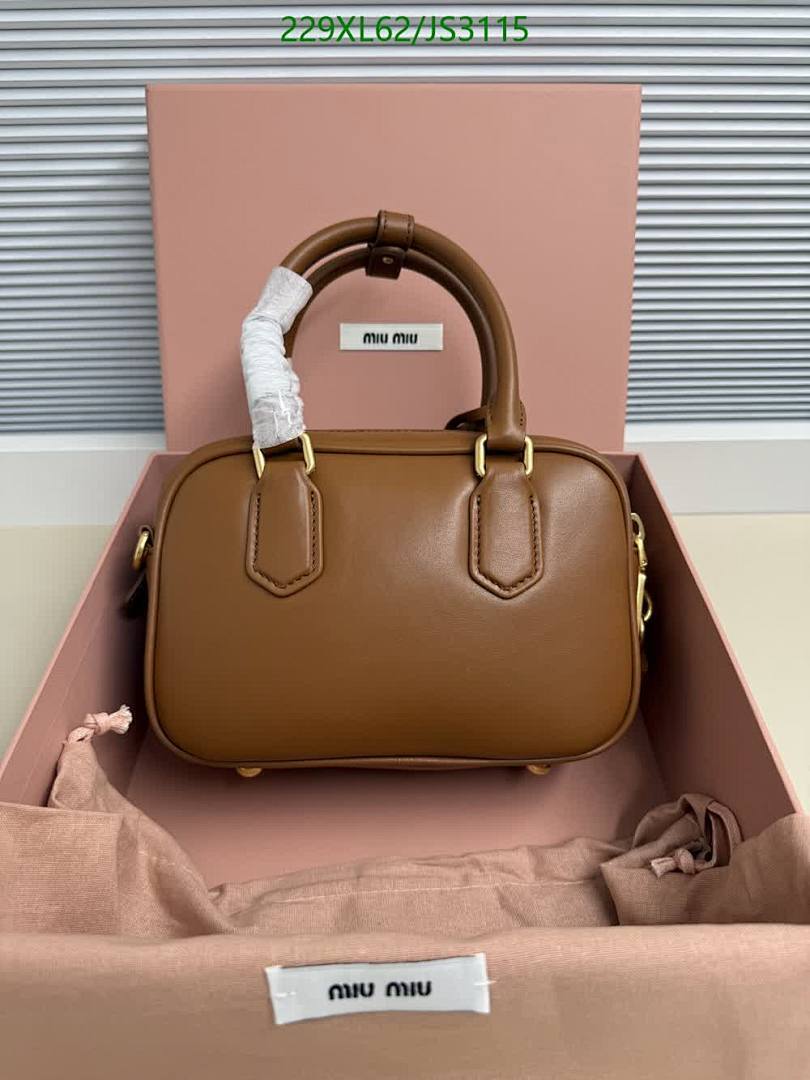 Miu Miu-Bag-Mirror Quality Code: JS3115 $: 229USD