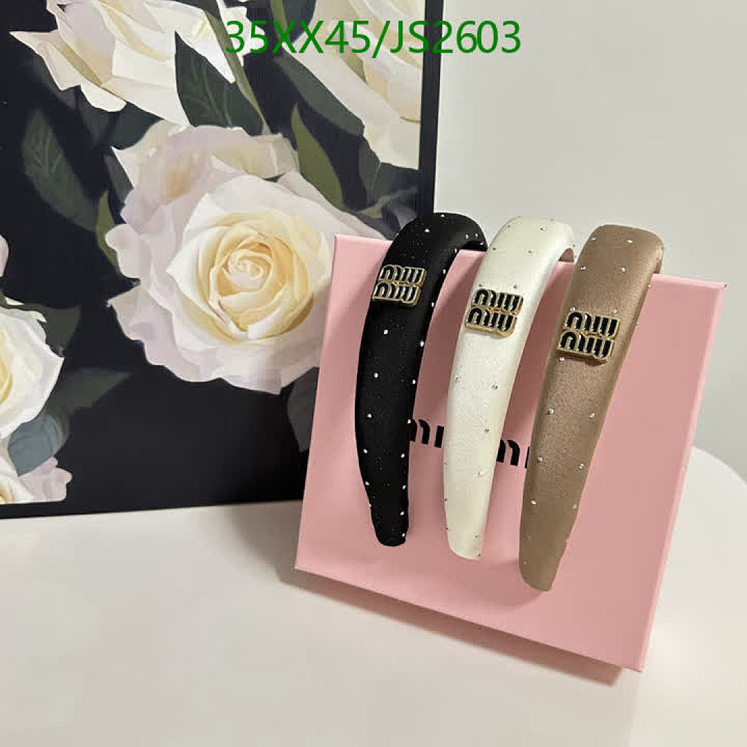 MIU MIU-Headband Code: JS2603 $: 35USD