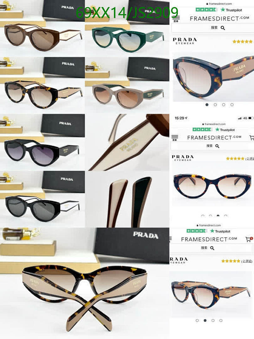 Prada-Glasses Code: JS2909 $: 69USD