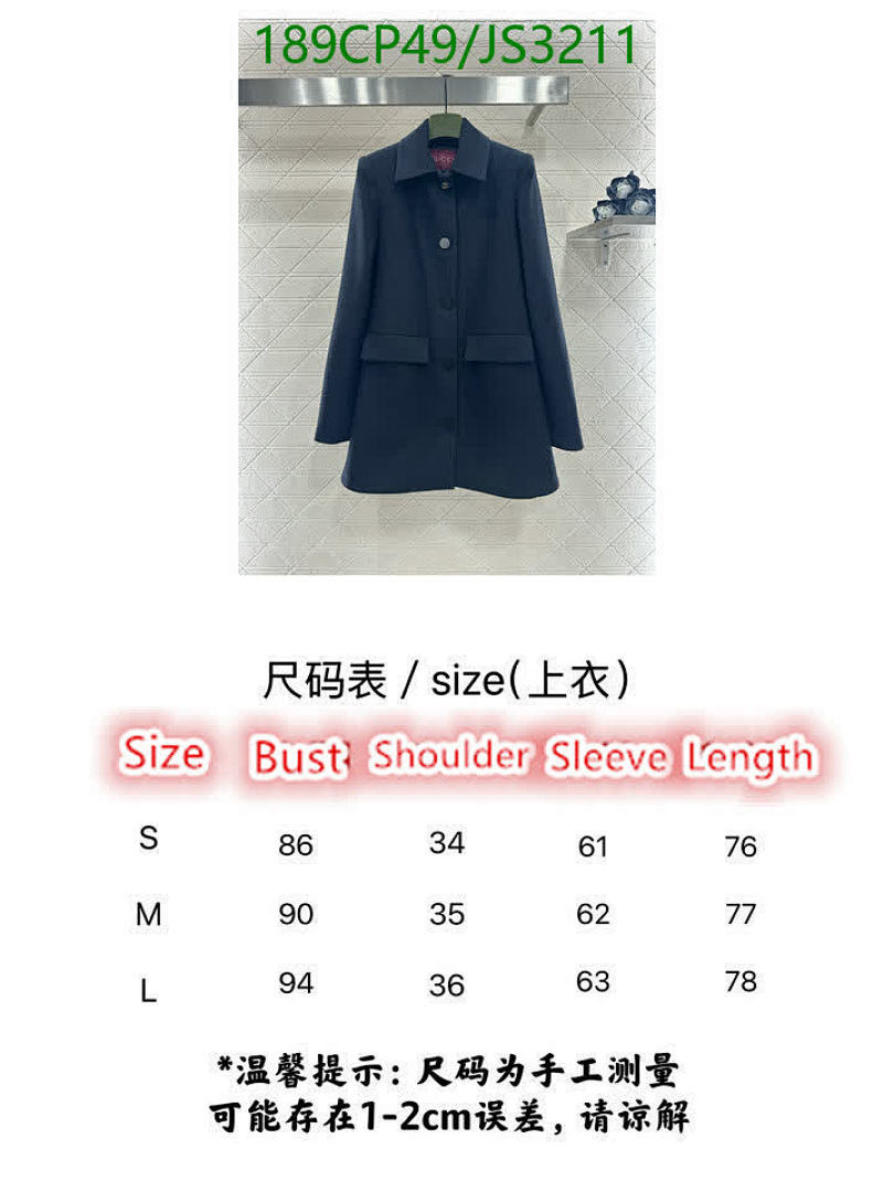 Gucci-Clothing Code: JS3211 $: 189USD