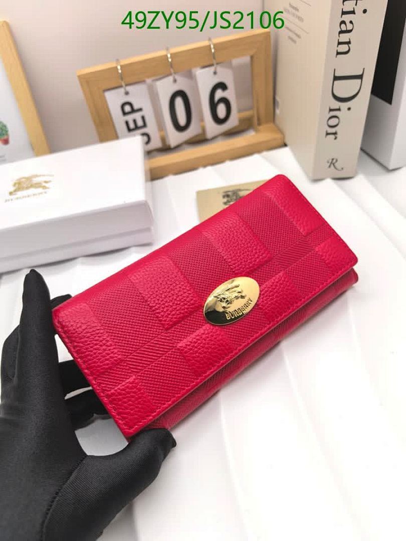 Burberry-Wallet-4A Quality Code: JS2106 $: 49USD