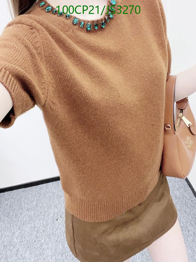 Prada-Clothing Code: JS3270 $: 100USD