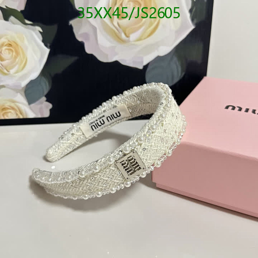 MIU MIU-Headband Code: JS2605 $: 35USD