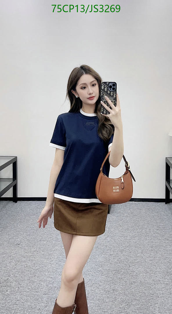 Prada-Clothing Code: JS3269 $: 75USD