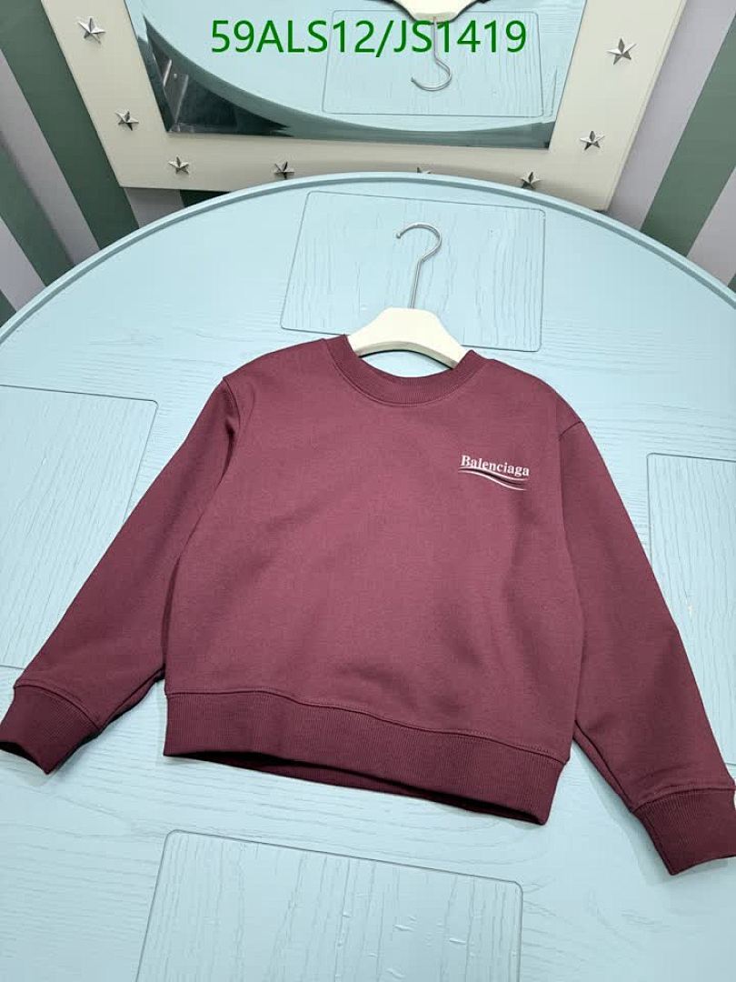 Balenciaga-Kids Clothing Code: JS1419 $: 59USD