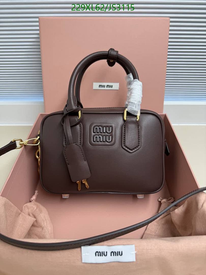 Miu Miu-Bag-Mirror Quality Code: JS3115 $: 229USD