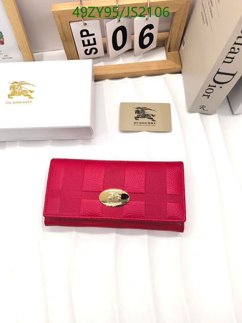 Burberry-Wallet-4A Quality Code: JS2106 $: 49USD