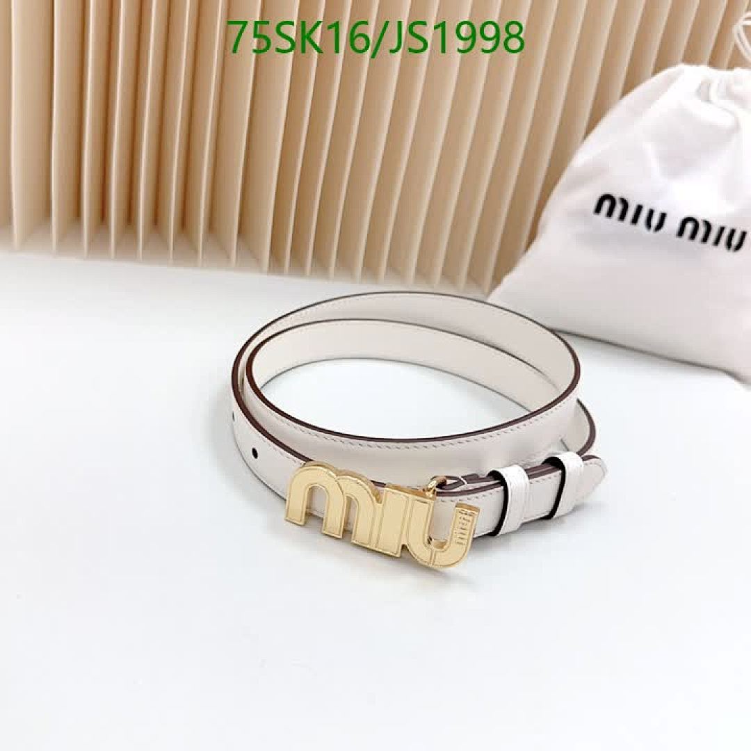 MIU MIU-Belts Code: JS1998 $: 75USD