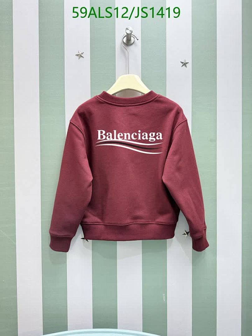 Balenciaga-Kids Clothing Code: JS1419 $: 59USD