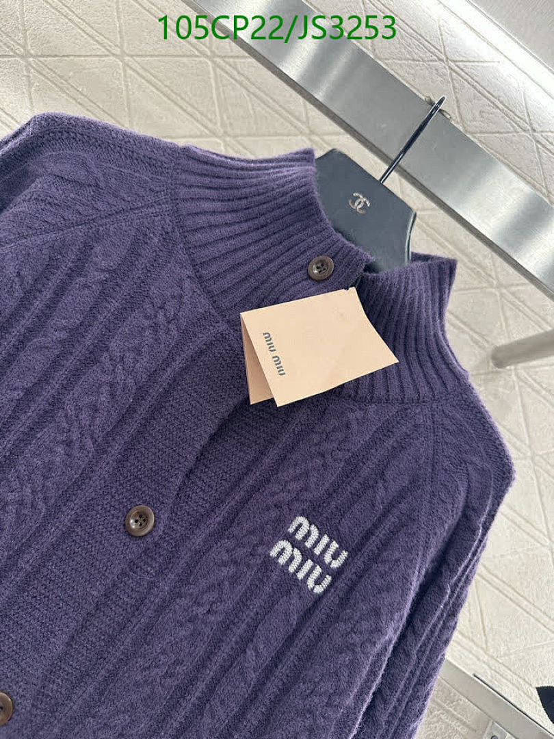 MIUMIU-Clothing Code: JS3253 $: 105USD