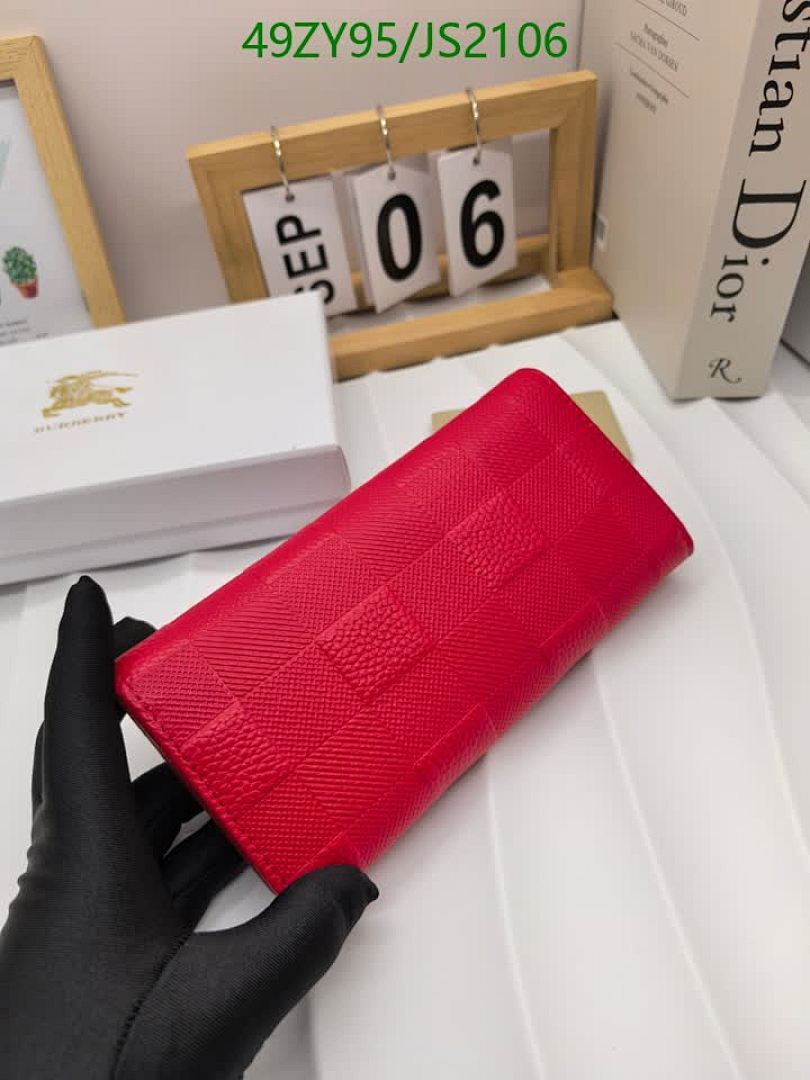 Burberry-Wallet-4A Quality Code: JS2106 $: 49USD