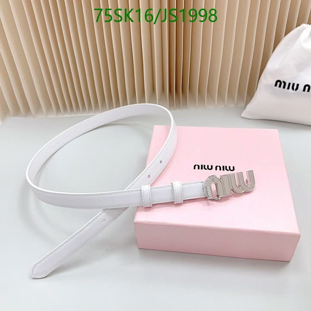 MIU MIU-Belts Code: JS1998 $: 75USD