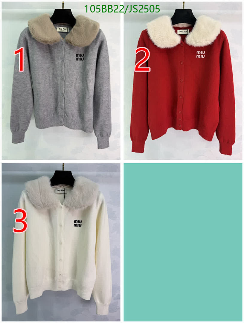 MIUMIU-Clothing Code: JS2505 $: 105USD