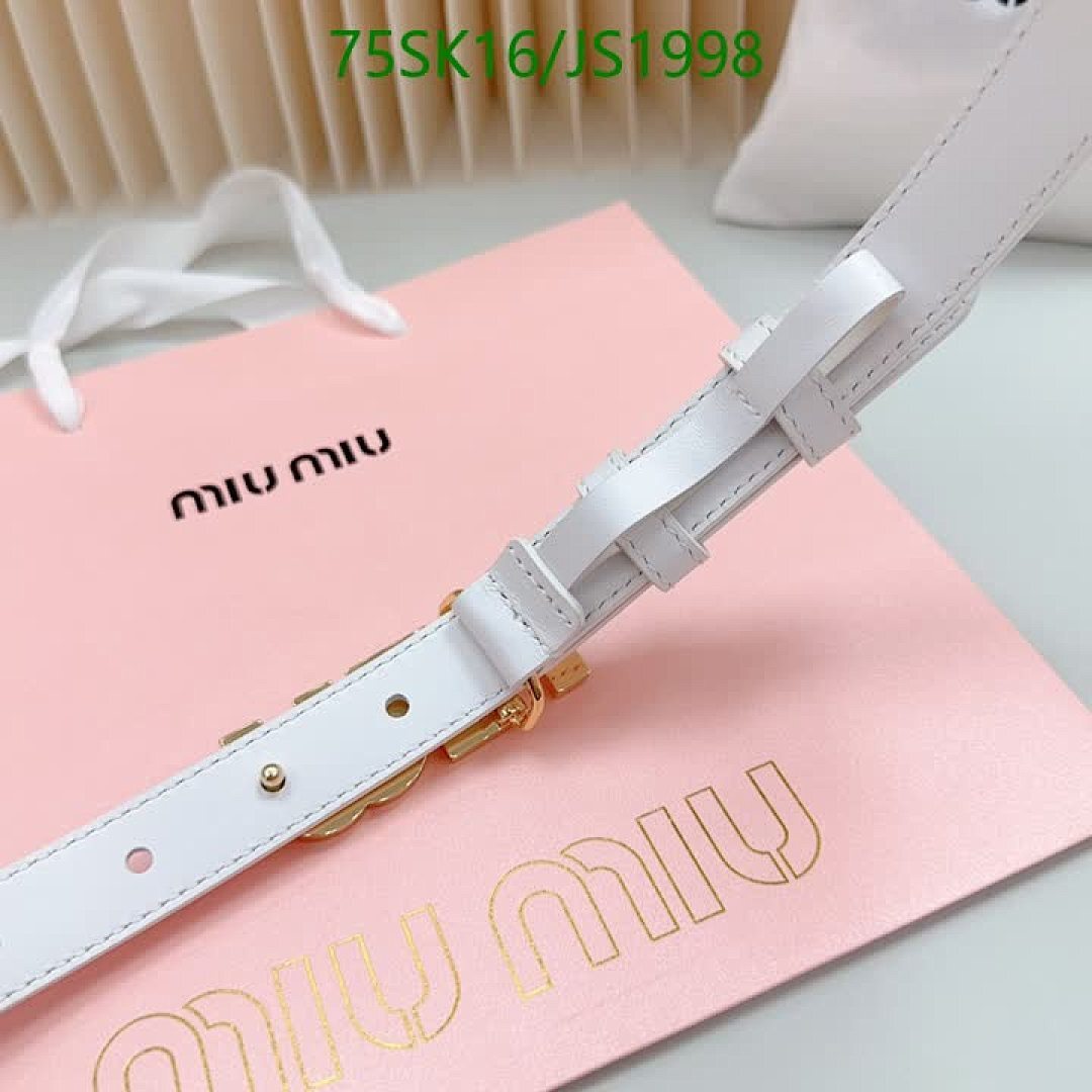MIU MIU-Belts Code: JS1998 $: 75USD